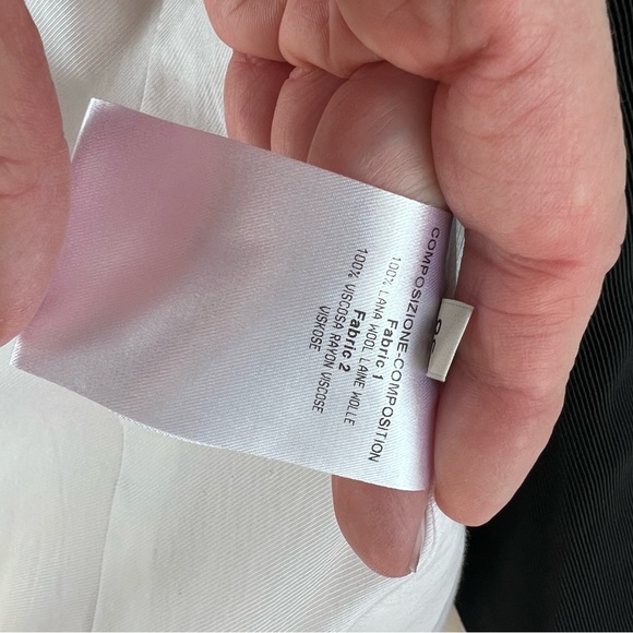 $7 Sale 🩷 STELLA MCCARTNEY Wool Tuxedo Blazer IT 38 US 2 - Picture 11 of 11